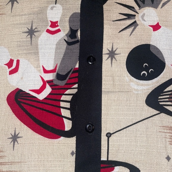 STEADY LAST CALL MENS VINTAGE CASINO STYLE BOWLING SHIRT SZ L - Picture 4 of 5